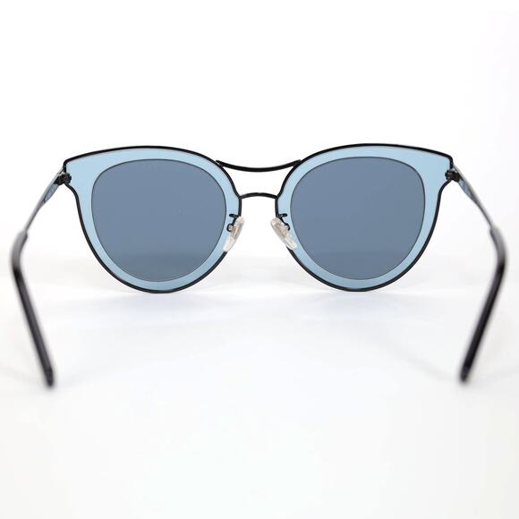 MCM Cat Eye Metal Womens Sunglasses - Shiny Black/Blue - NWT - Picture 6 of 9